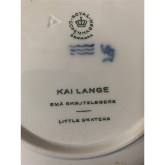 Royal Copenhagen Little Skaters Kai Lange New 1965 - Picture 2 of 4